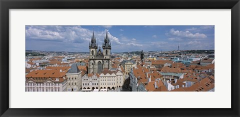 Framed Church of our Lady before Tyn, Old Town Square, Prague, Czech Republic Print