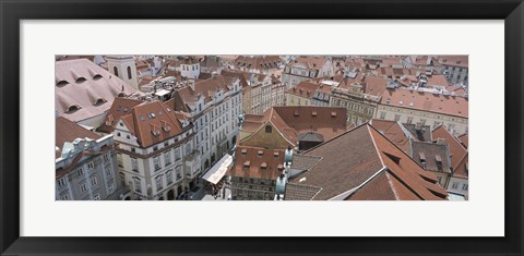 Framed View from old town hall, Prague, Czech Republic Print