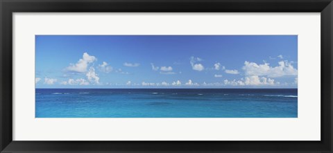 Framed Clouds over the ocean, Atlantic Ocean, Bermuda Print