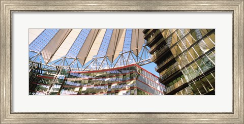 Framed Low angle view of a building, Sony Center, Berlin, Germany Print