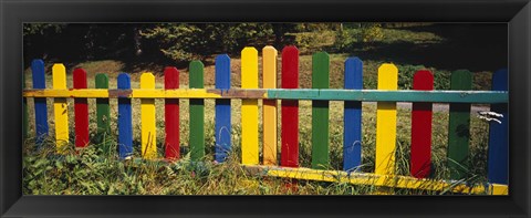 Framed Fence in a park, Germany Print