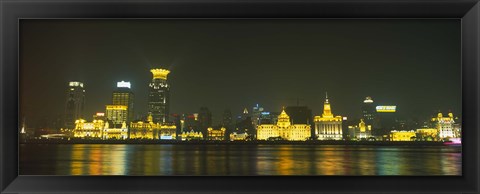 Framed Bund, Shanghai, China Print