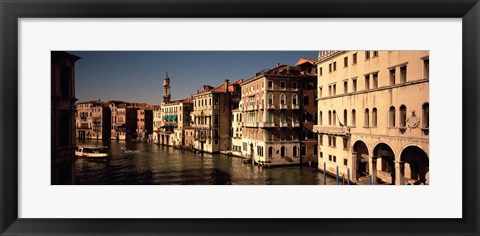 Framed Buildings on the waterfront, Venice, Italy Print