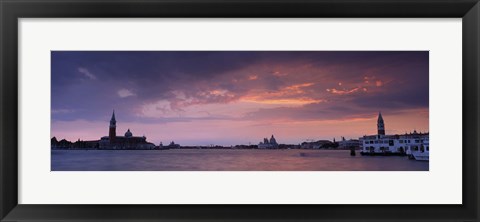 Framed Clouds Over A River, Venice, Italy Print