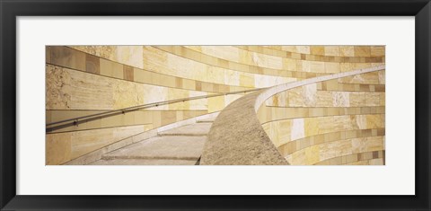 Framed Low Angle View Of A Staircase, Staatsgalerie, Stuttgart, Germany Print