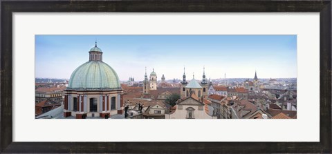 Framed Church in a city, Prague, Czech Republic Print