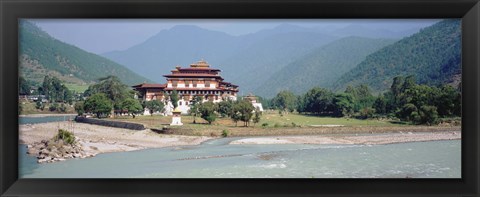 Framed Punakha Dzong, Punakha, Bhutan Print