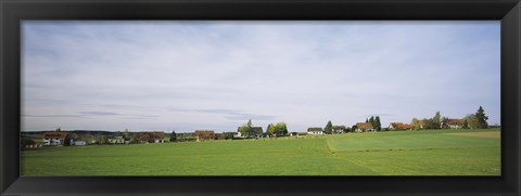 Framed Houses on a landscape, Germany Print