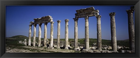 Framed Cardo Maximus Ruins, Apamea, Syria Print