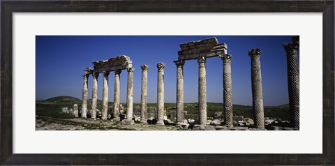 Framed Cardo Maximus Ruins, Apamea, Syria Print