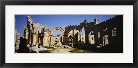 Framed St. Simeon The Stylite Abbey, Aleppo, Syria Print