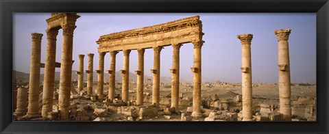 Framed Ruins in Palmyra, Syria Print