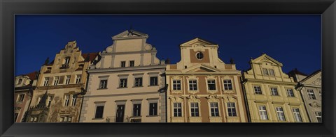 Framed Low angle view of buildings, Prague Old Town Square, Old Town, Prague, Czech Republic Print