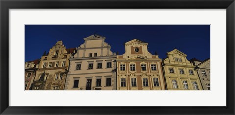 Framed Low angle view of buildings, Prague Old Town Square, Old Town, Prague, Czech Republic Print