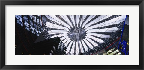 Framed Interiors of a shopping mall, Sony Center, Potsdamer Platz, Berlin, Germany Print