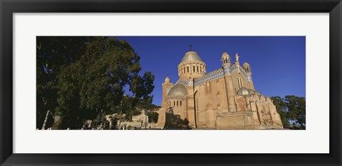 Framed Low angle view of a church, Notre Dame D&#39;Afrique, Algiers, Algeria Print