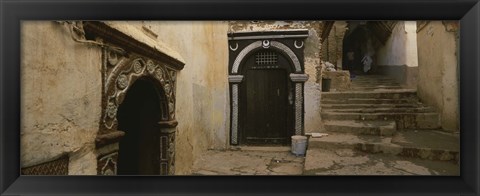 Framed Entrance of a building, Casaba, Algiers, Algeria Print