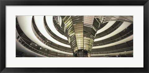 Framed Interiors of a government building, The Reichstag, Berlin, Germany Print