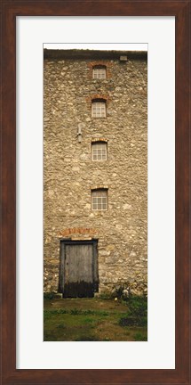 Framed Door of a mill, Kells Priory, County Kilkenny, Republic Of Ireland Print