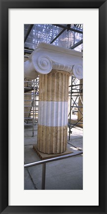 Framed Column in the Acropolis, Athens, Greece Print