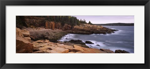 Framed Monument Cove, Mount Desert Island, Acadia National Park, Maine Print