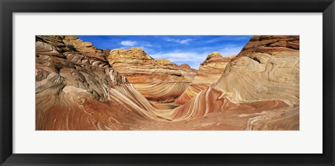 Framed Canyon on a landscape, Vermillion Cliffs, Arizona, USA Print