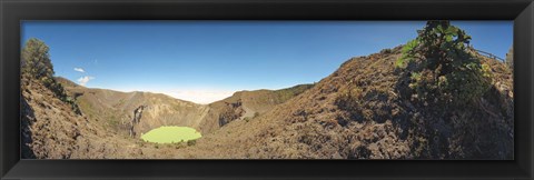 Framed High angle view of a pond on a volcanic island, Arenal Volcano, Costa Rica Print