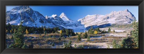 Framed Landscape of Mt Assiniboine Provincial Park Print