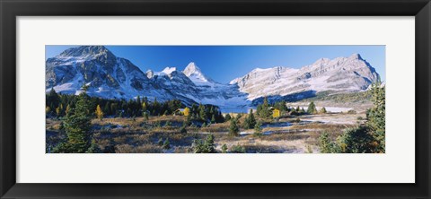 Framed Landscape of Mt Assiniboine Provincial Park Print