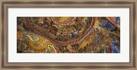 Framed Monastery, Rila Monastery, Bulgaria Print