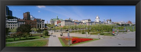 Framed Buildings in a city, Place Jacques Cartier, Montreal, Quebec, Canada Print