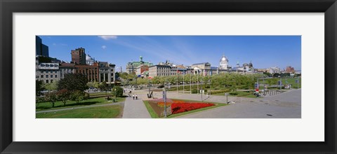 Framed Buildings in a city, Place Jacques Cartier, Montreal, Quebec, Canada Print