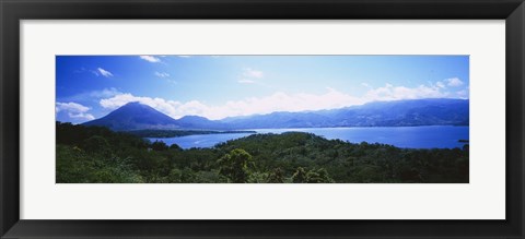 Framed Clouds over a volcano, Arenal Volcano, Costa Rica Print