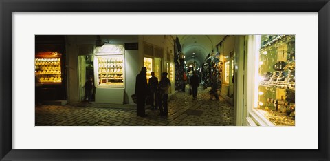 Framed Group of people in a market, Medina, Sousse, Tunisia Print