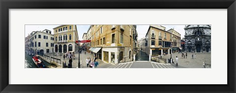 Framed Buildings in a city, Venice, Veneto, Italy Print