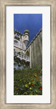 Framed Low angle view of a palace, Palacio De Pina, Sintra, Estremadura, Portugal Print