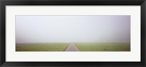 Framed Road passing through a landscape, Baden-Wurttemberg, Germany Print