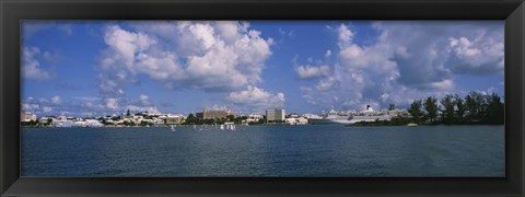 Framed Hamilton harbor, Bermuda Print