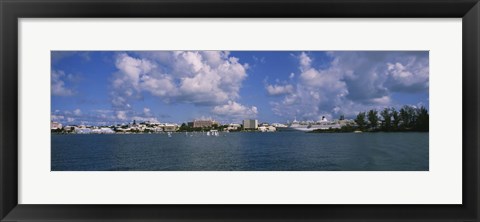 Framed Hamilton harbor, Bermuda Print