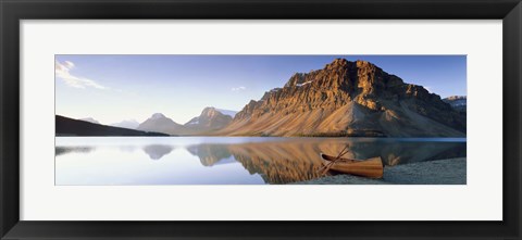 Framed Bow Lake, Banff National Park, Alberta, Canada Print