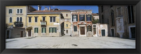 Framed Houses in a town, Campo dei Mori, Venice, Italy Print