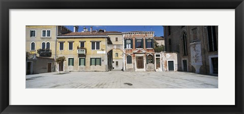 Framed Houses in a town, Campo dei Mori, Venice, Italy Print