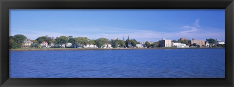 Framed Buildings at the waterfront, Charlottetown, Prince Edward Island, Canada Print