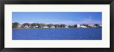 Framed Buildings at the waterfront, Charlottetown, Prince Edward Island, Canada Print