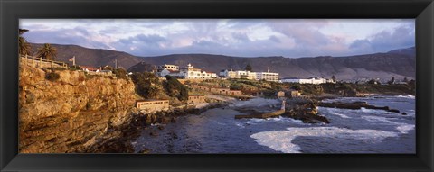 Framed Old whaling station on the coast, Hermanus, Western Cape Province, Republic of South Africa Print