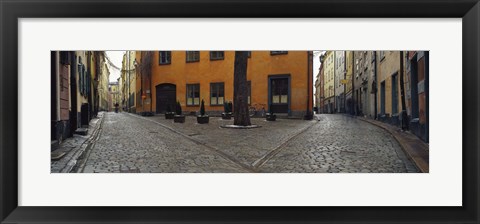 Framed Buildings in a city, Gamla Stan, Stockholm, Sweden Print