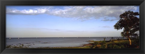 Framed Clouds over a lake, Lake Victoria, Kenya Print