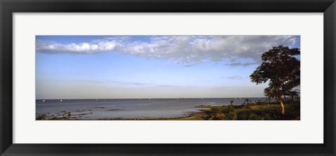 Framed Clouds over a lake, Lake Victoria, Kenya Print