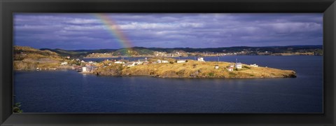 Framed Trinity Bay, Trinity, Newfoundland Island, Newfoundland and Labrador Province, Canada Print