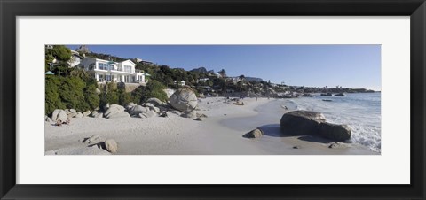 Framed Buildings at the waterfront, Clifton Beach, Cape Town, Western Cape Province, South Africa Print